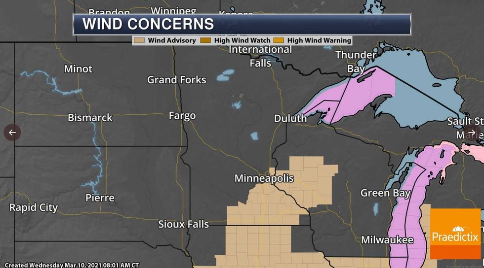 Current Wind Advisories.