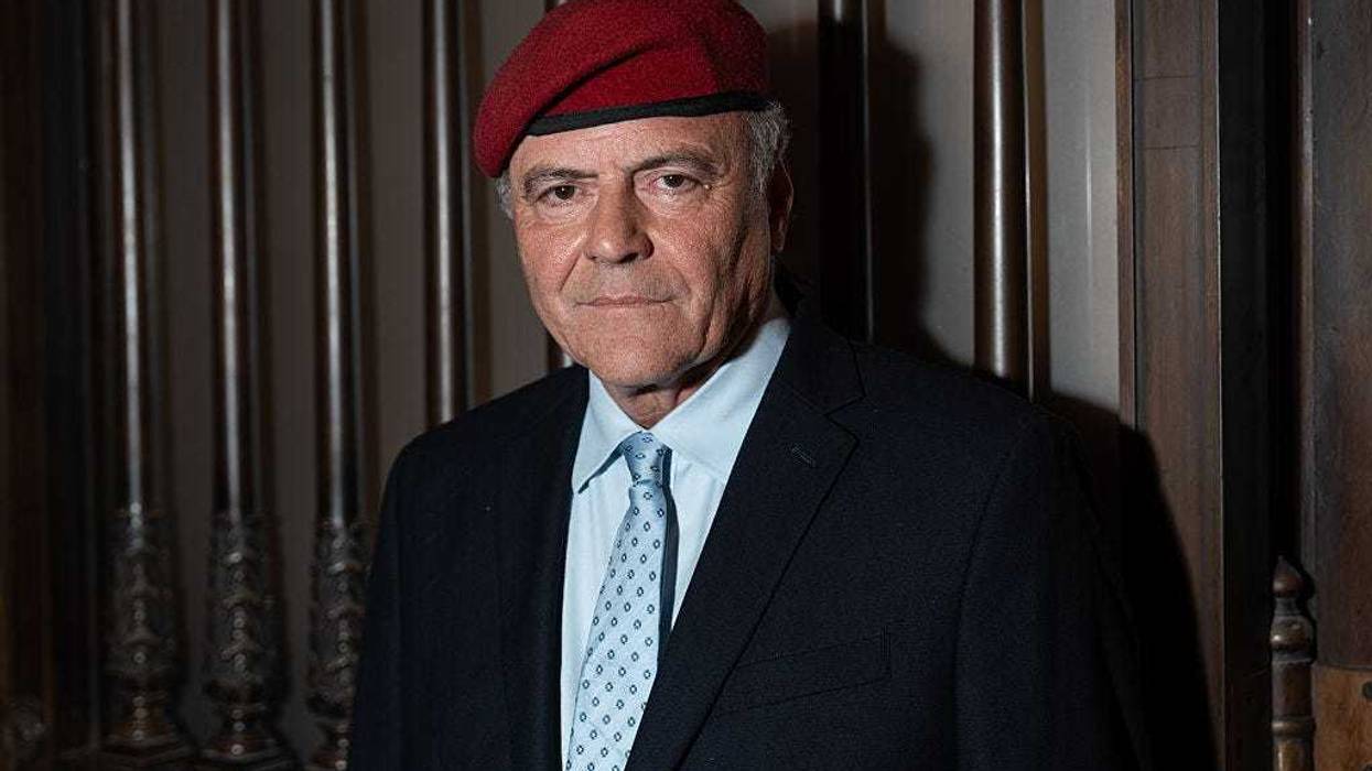 Curtis Sliwa attends the Style Across The Aisle showcase during New York Fashion Week on September 10, 2025 in New York City.