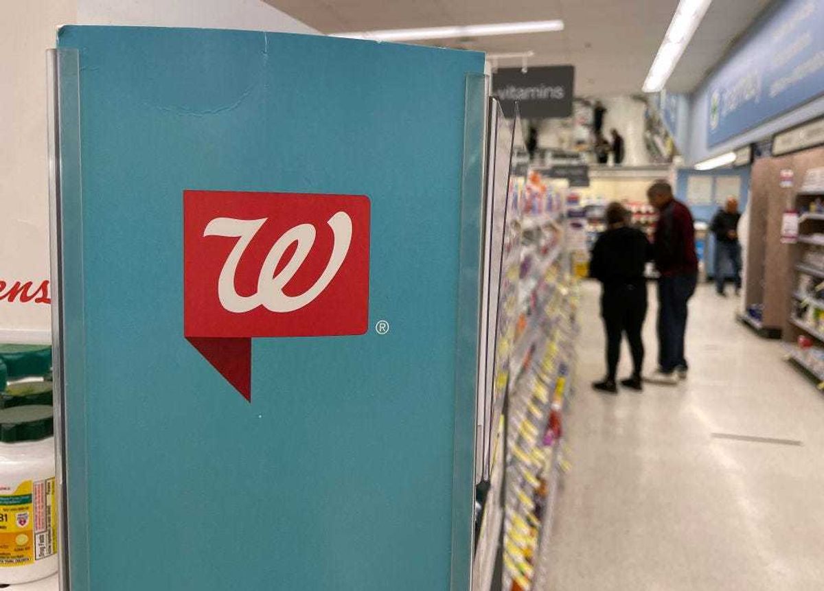 Customers shop at a Walgreens store on March 09, 2023 in El Cerrito, California