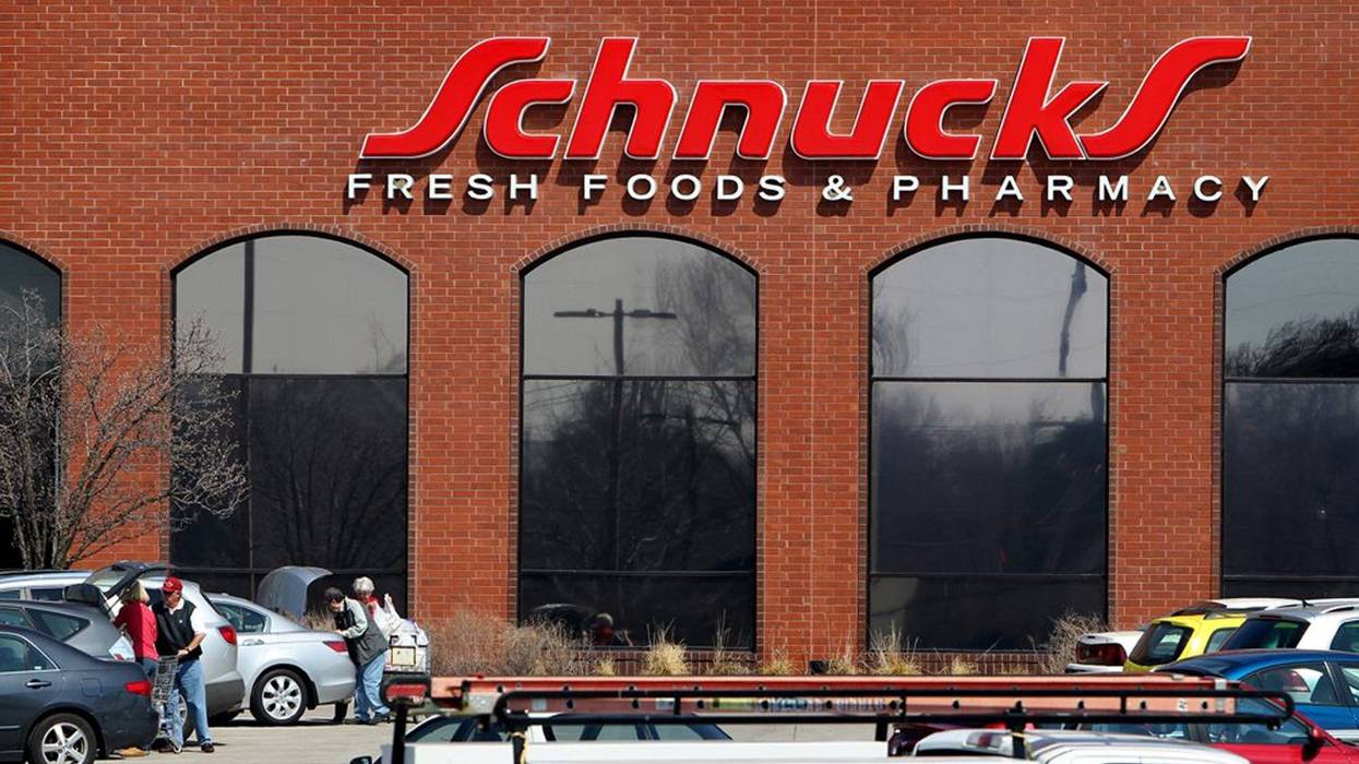 Customers shop at Schunks grocery store on Friday, March 29, 2013, in Kirkwood, Missouri.