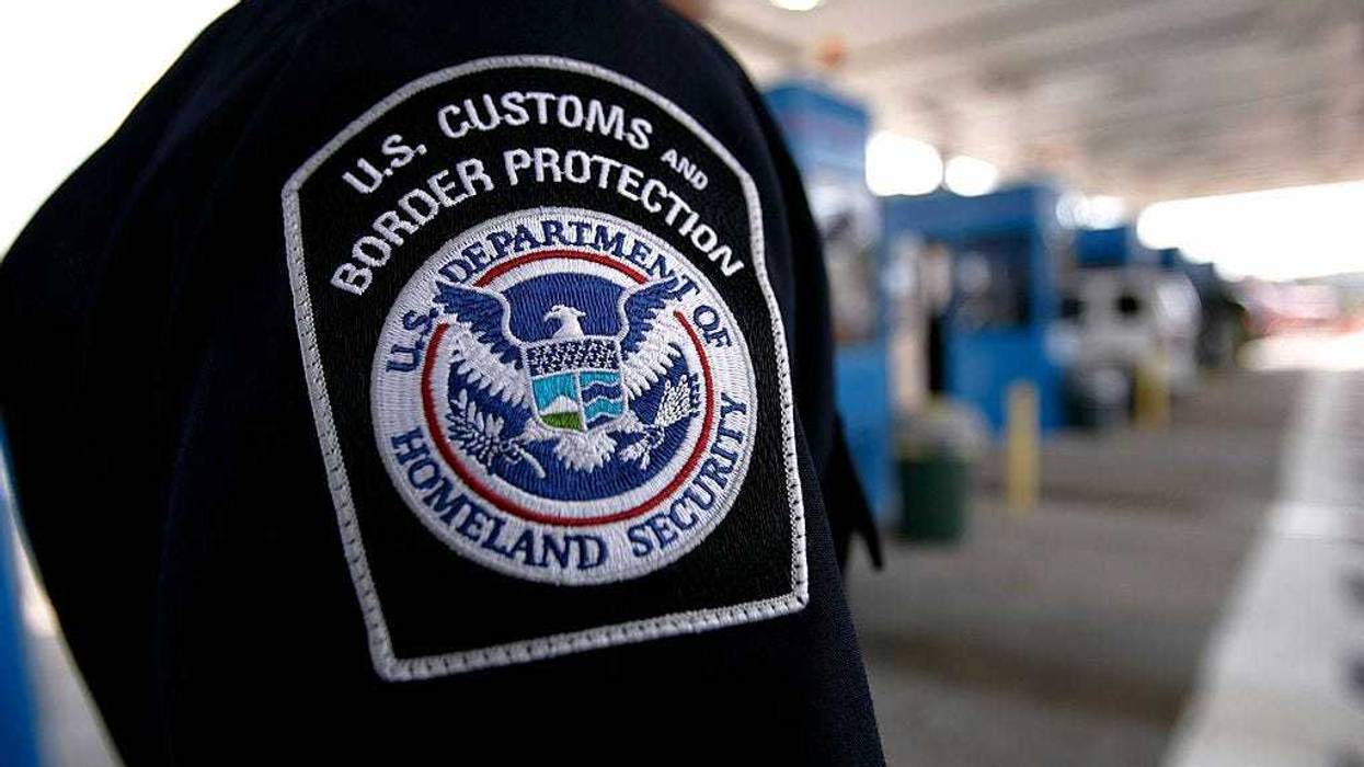 Customs and Border Protection officer at Peace Bridge in Buffalo(Photo by Robert Nickelsberg/Getty Images)