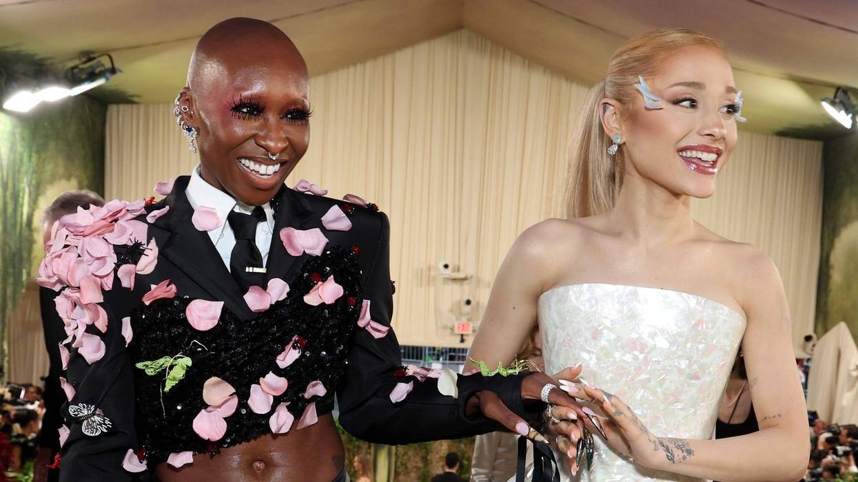 Cynthia Erivo and Ariana Grande attend The 2024 Met Gala