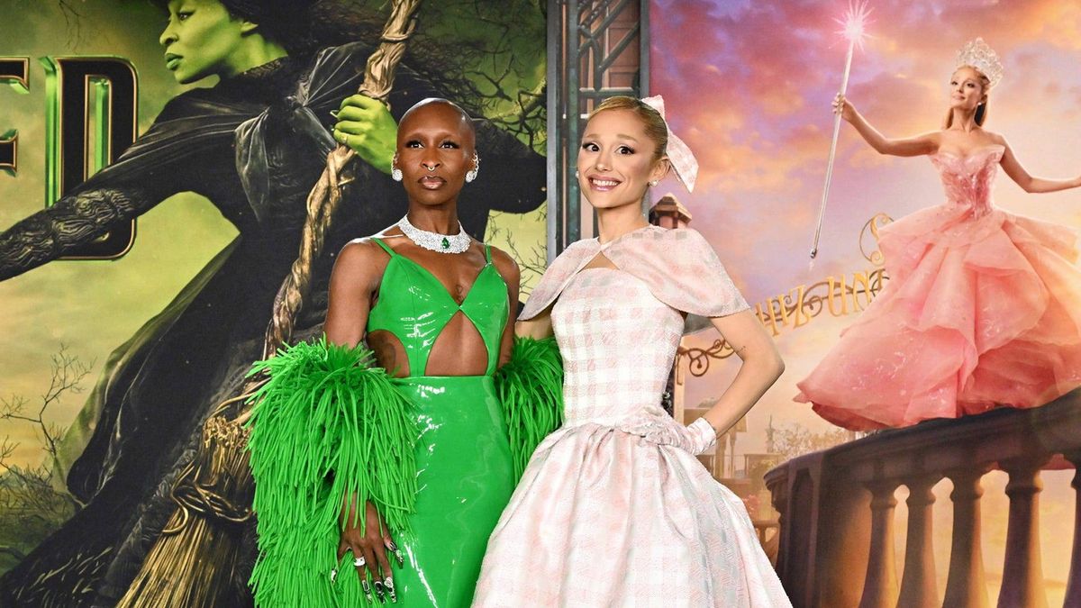 Cynthia Erivo and Ariana Grande attend the Los Angeles Premiere of Universal Pictures "Wicked"