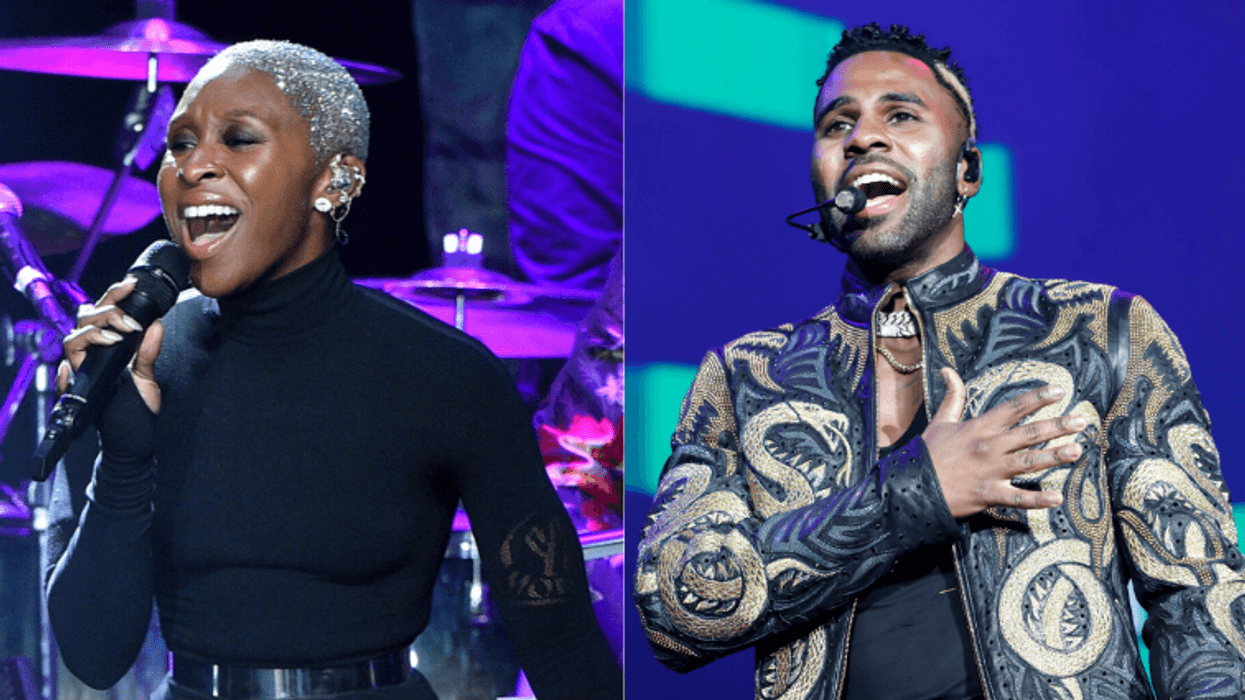 Cynthia Erivo and Jason Derulo