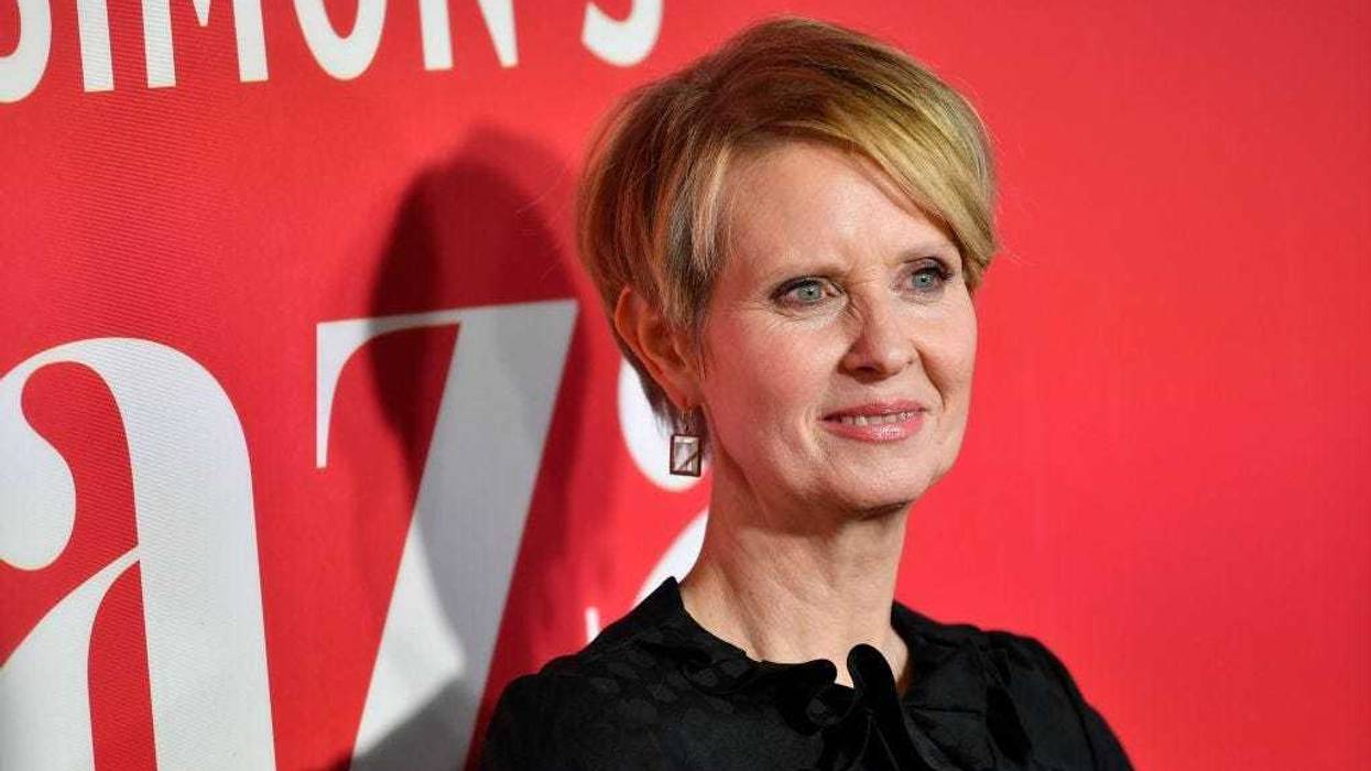 Cynthia Nixon attends "Plaza Suite" Opening Night on March 28, 2022 in New York City.