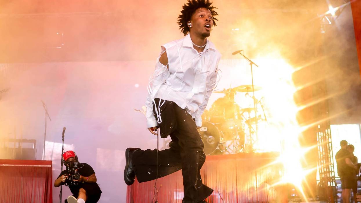 d4vd performs at the Gobi Tent during the 2025 Coachella Valley Music and Arts Festival at Empire Polo Club on April 11, 2025 in Indio, California.