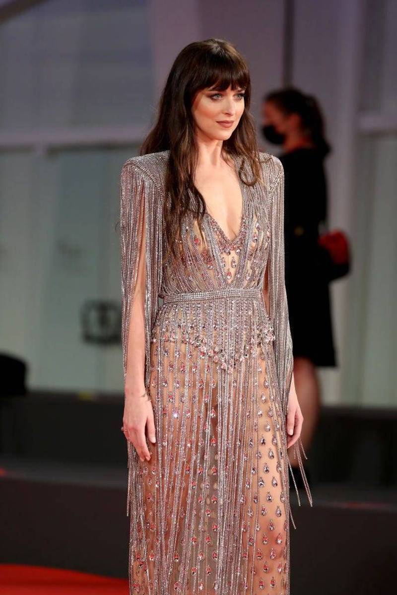 dakota johnson venice film festival dress Dakota Johnson's Red Carpet Look at the Venice Film Festival