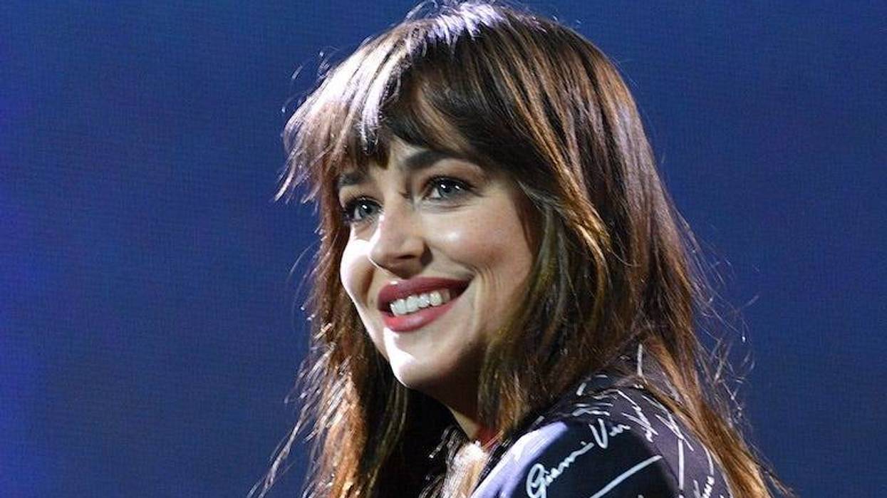 Dakota Johnson speaking at 2019 Global Citizen Festival
