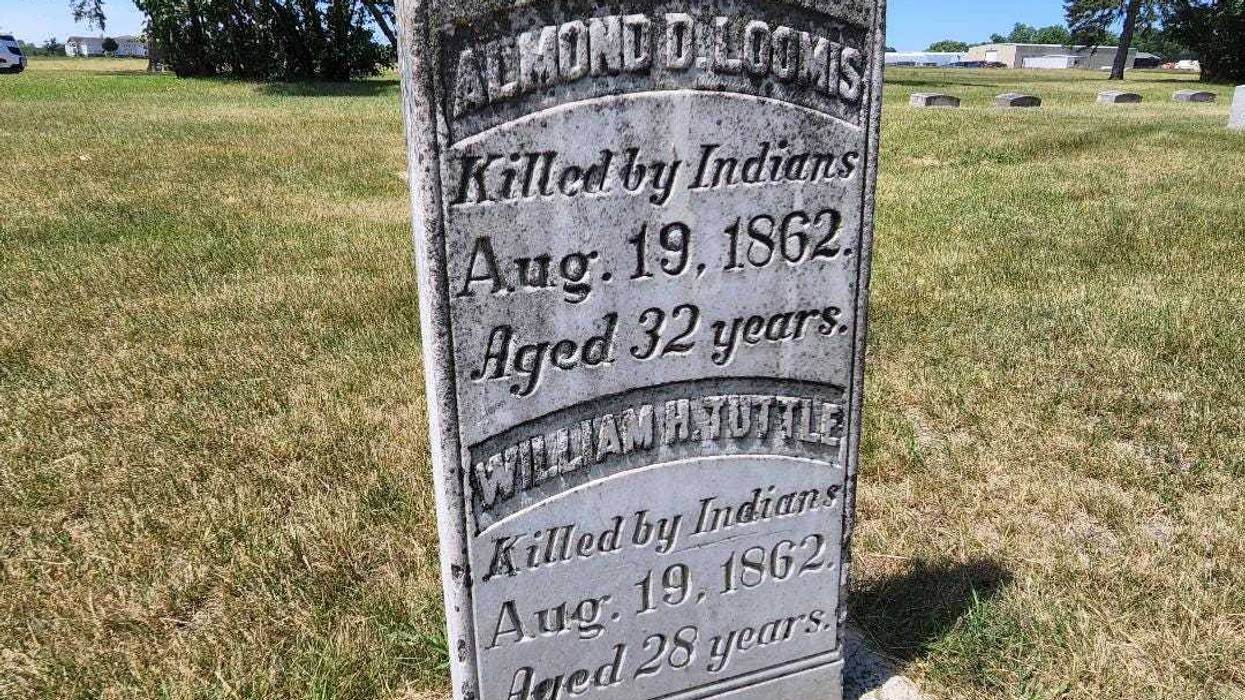 Dakota War headstone