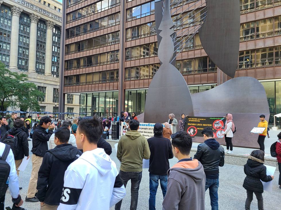 Daley Plaza Hazara rally