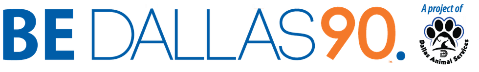 Dallas Animal Services Be Dallas 90 Logo