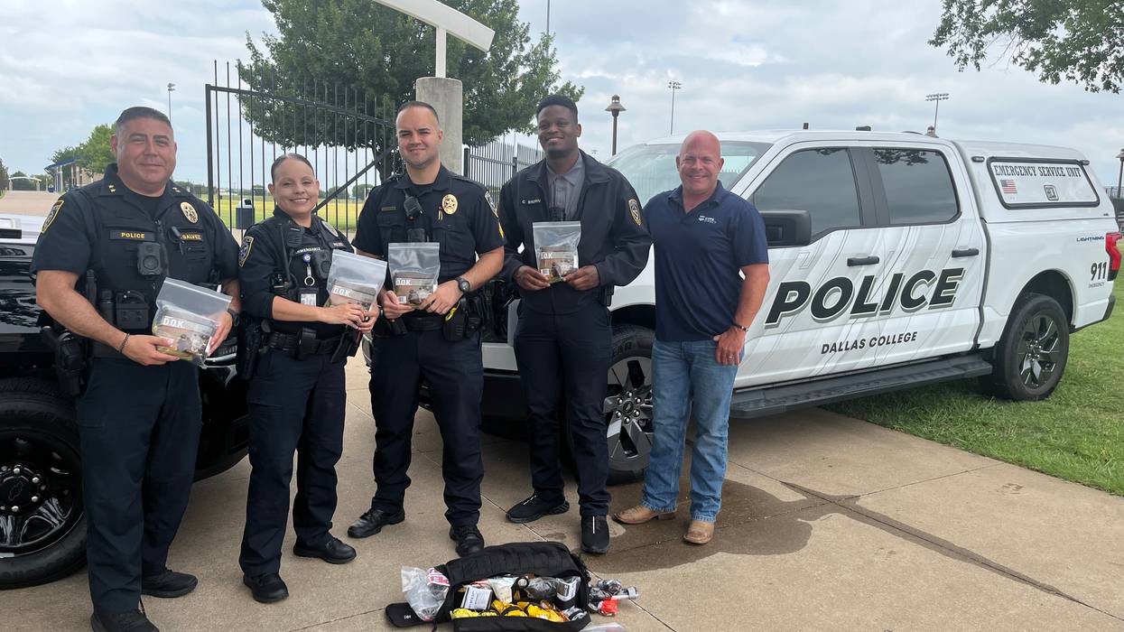 Non-profit provides emergency supplies to Dallas College Police