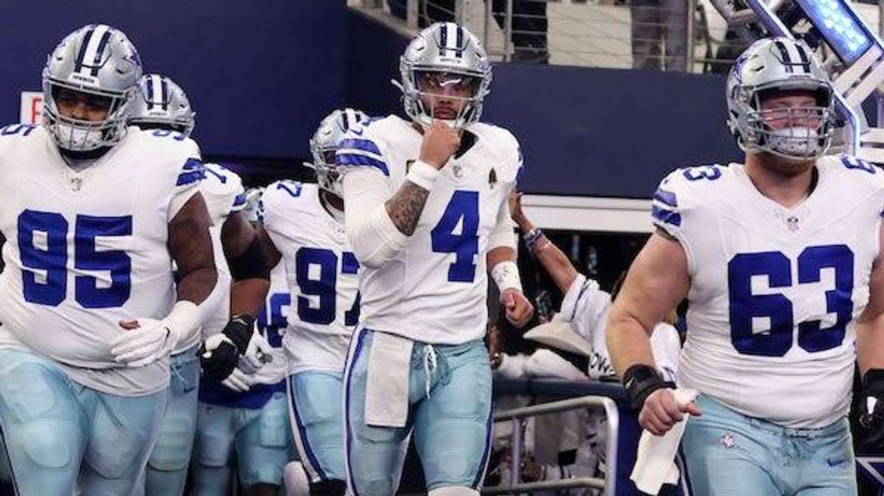 Dallas Cowboys quarterback Dak Prescott (4) takes the field against the Green Bay Packers for the 2024 NFC wild card game at AT&T Stadium