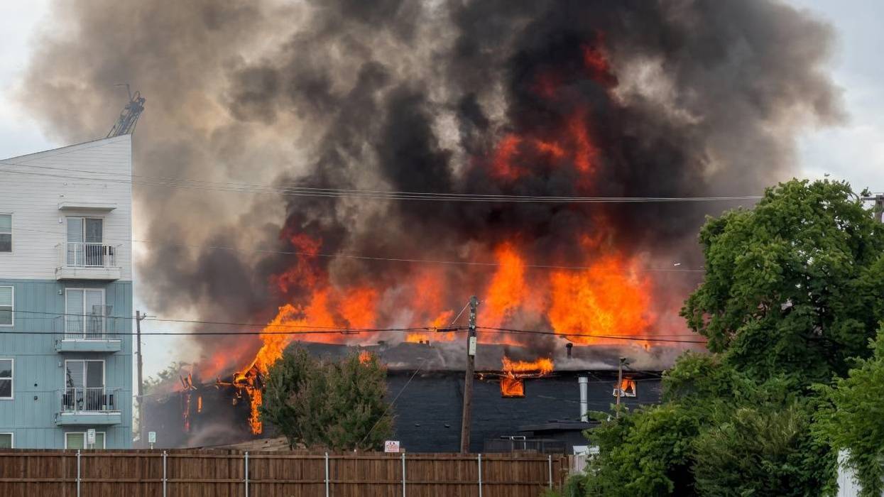 Dallas Fire-Rescue crews continued searching through debris Friday for additional victims after a massive natural gas explosion and fire destroyed a two-story apartment complex in Oak Cliff Thursday afternoon.