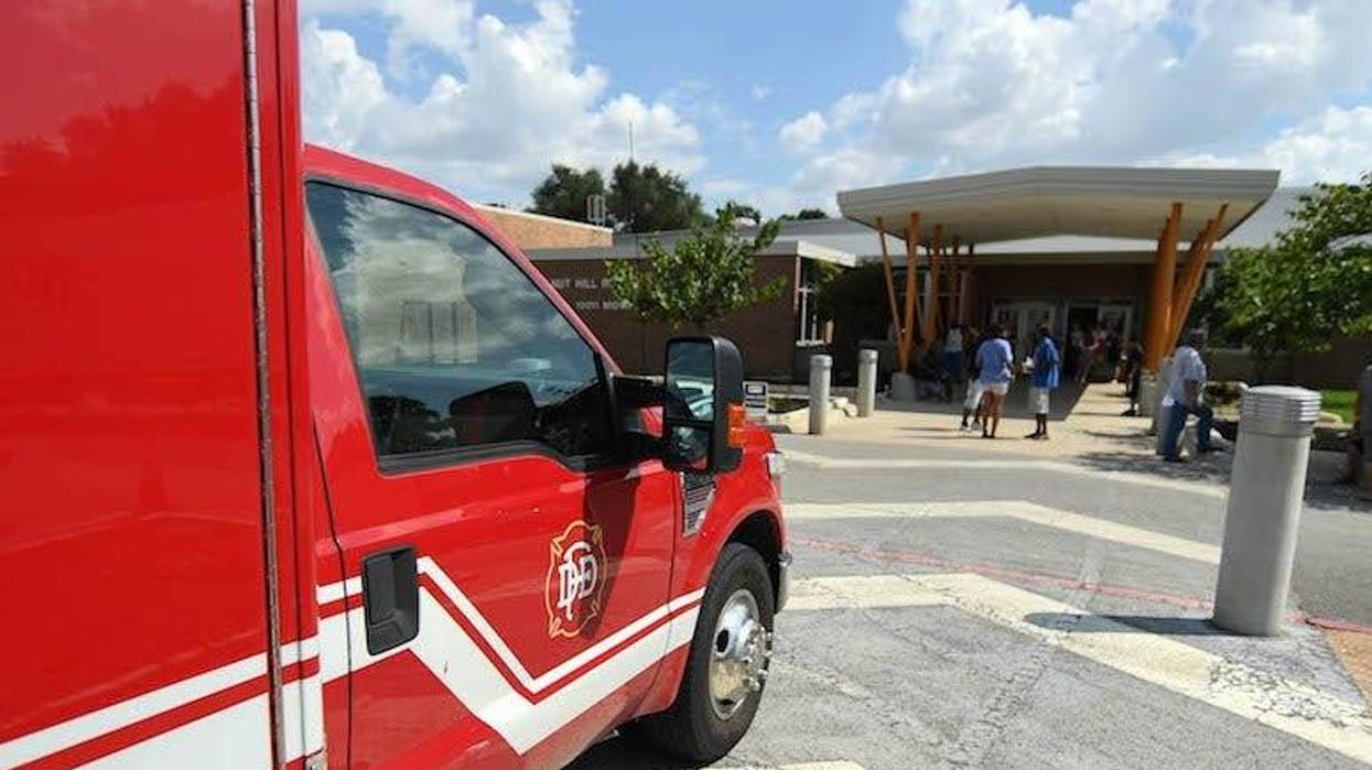 Dallas, Fire Rescue, Truck, Walnut Hill Recreation Center, 2017