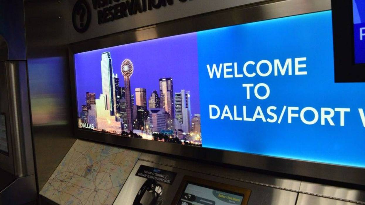 Dallas Fort Worth International Airport and area freeways are in the thick of Labor Day getaway traffic Friday, Sept. 4, as holiday flyers and drivers leave at the same time.