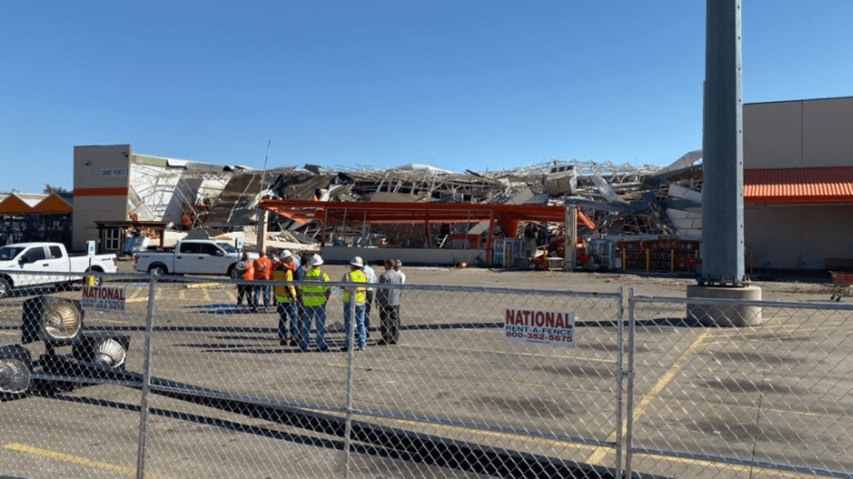 Dallas Home Depot Destroyed by Tornado