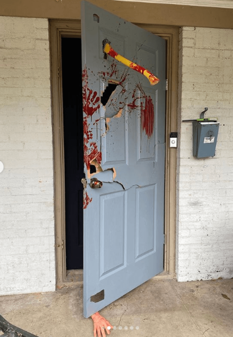 Dallas Massacre Halloween decorations