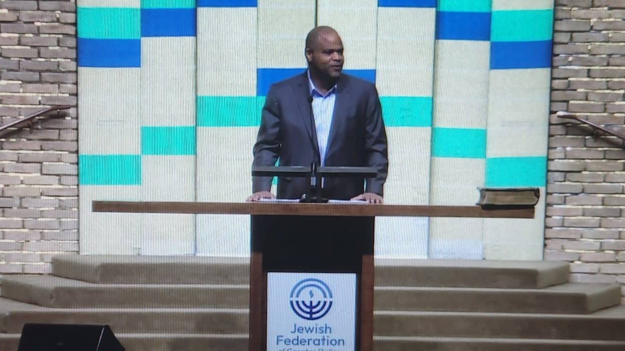 Dallas Mayor Eric Johnson on Tuesday, Oct. 10, 2023