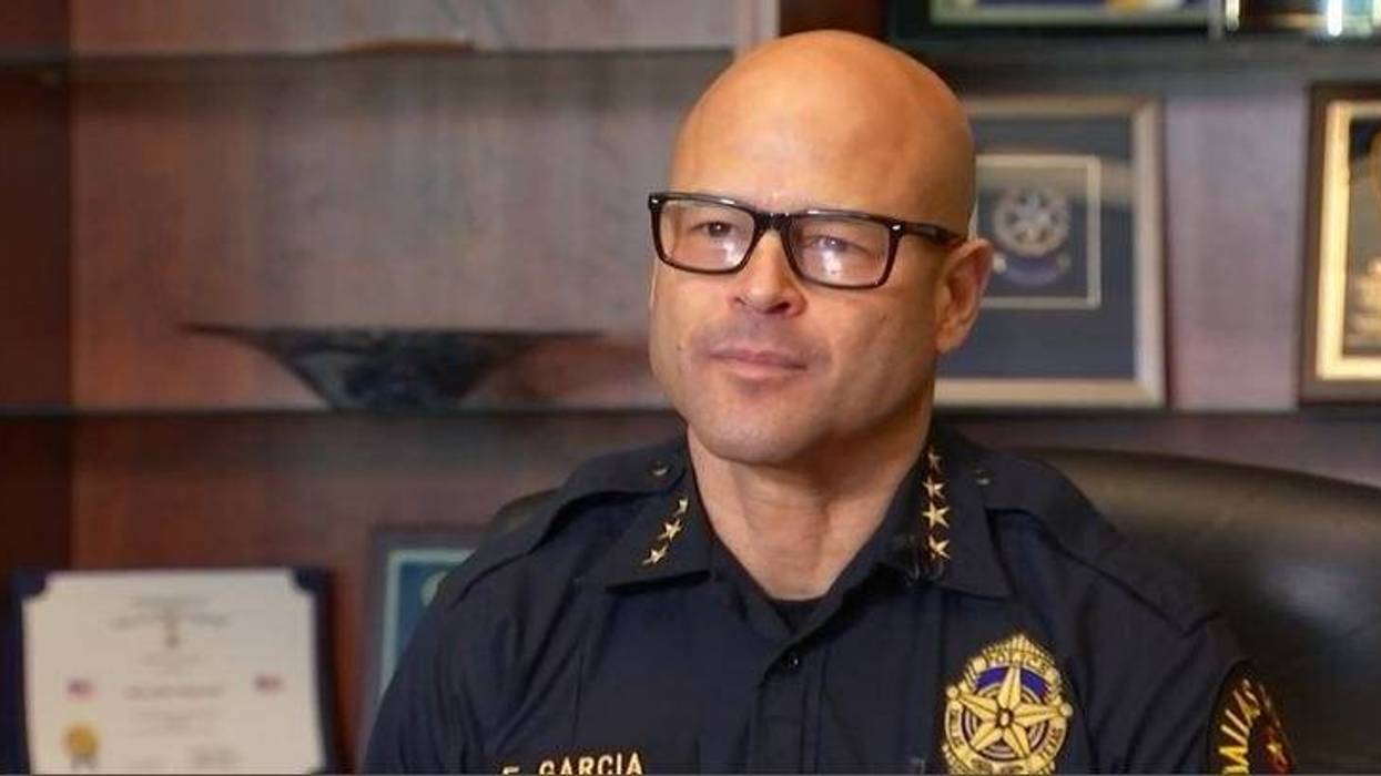Dallas police Chief Eddie Garcia in January 2022.