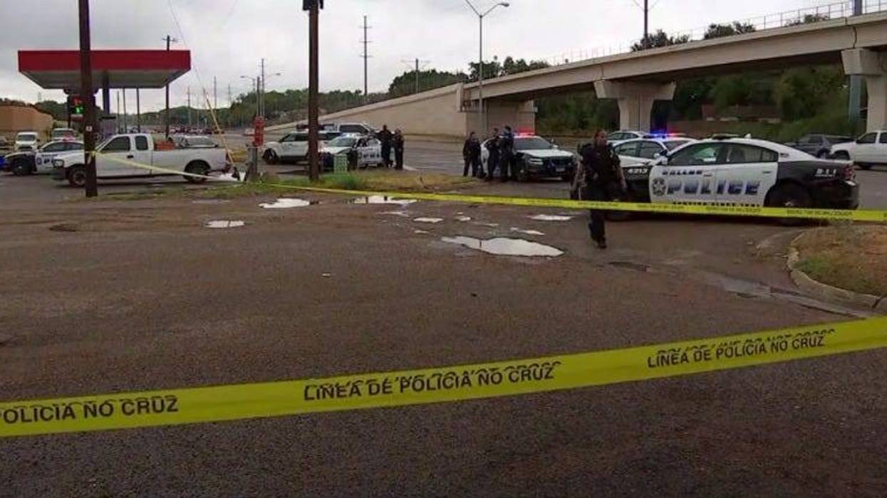 Dallas police officers respond to the scene of a shooting in southeast Dallas on Thursday, Sept. 15, 2023.