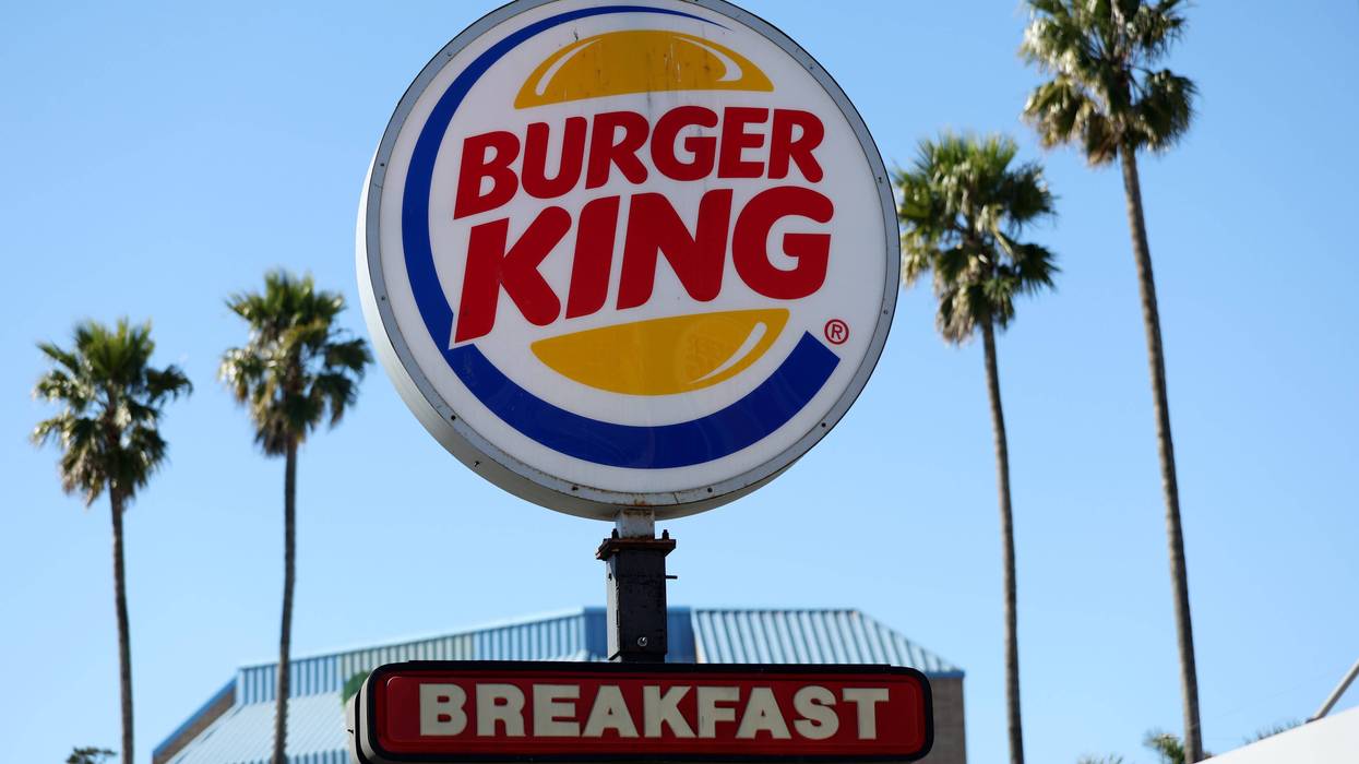 DALY CITY, CALIFORNIA - FEBRUARY 15: A sign is posted in front of a Burger King restaurant on February 15, 2022 in Daly City, California. Restaurant Brands International, the parent company of Burger King, reported strong fourth quarter earnings that beat analyst expectations with revenue of $1.55 billion.