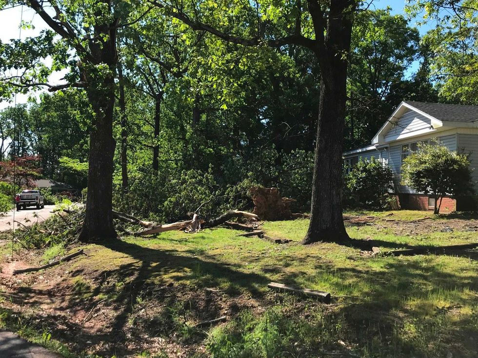 Damage Near Galphin Drive