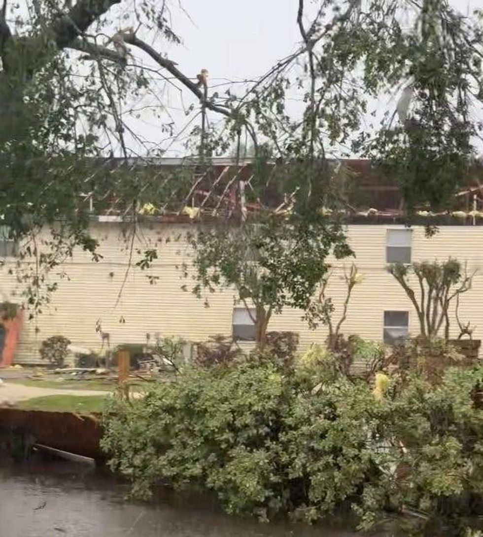 Damage strewn over southern Slidell