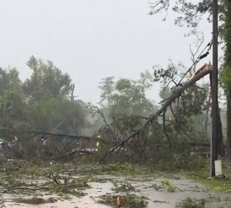 Damage strewn over southern Slidell