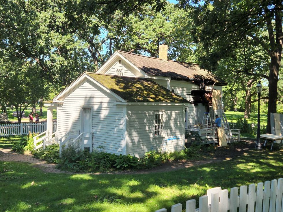 Damage to the house.