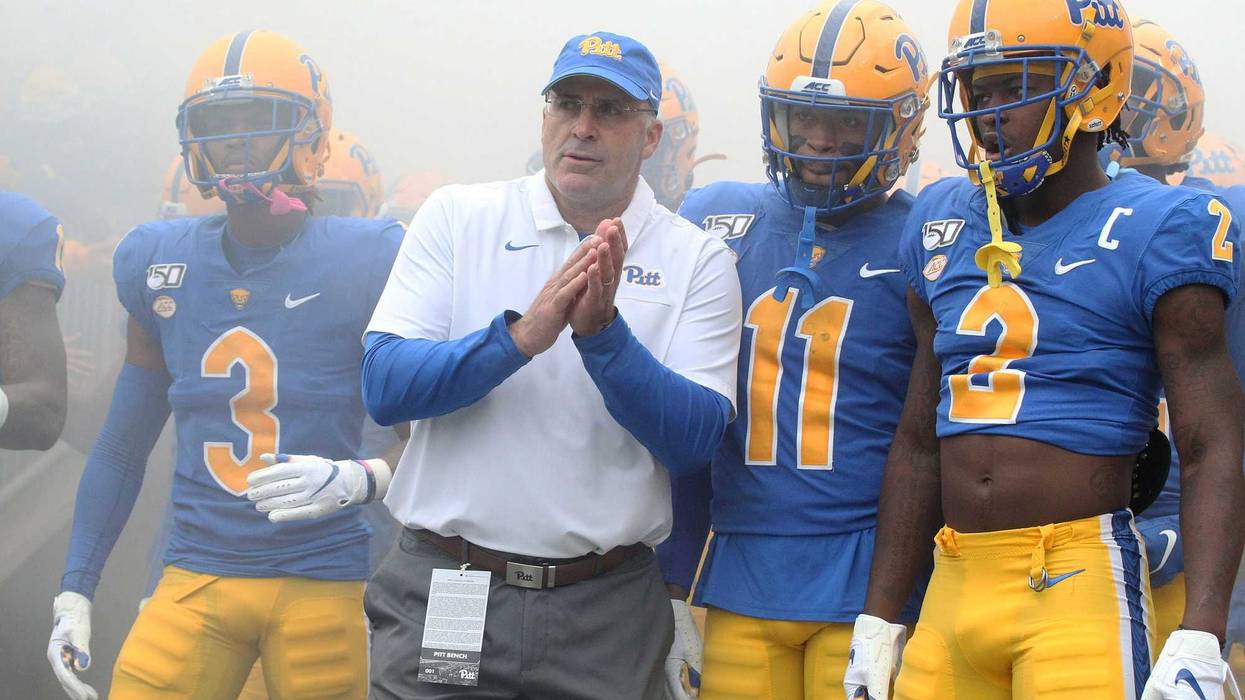 Damar Hamlin with Pat Narduzzi and others
