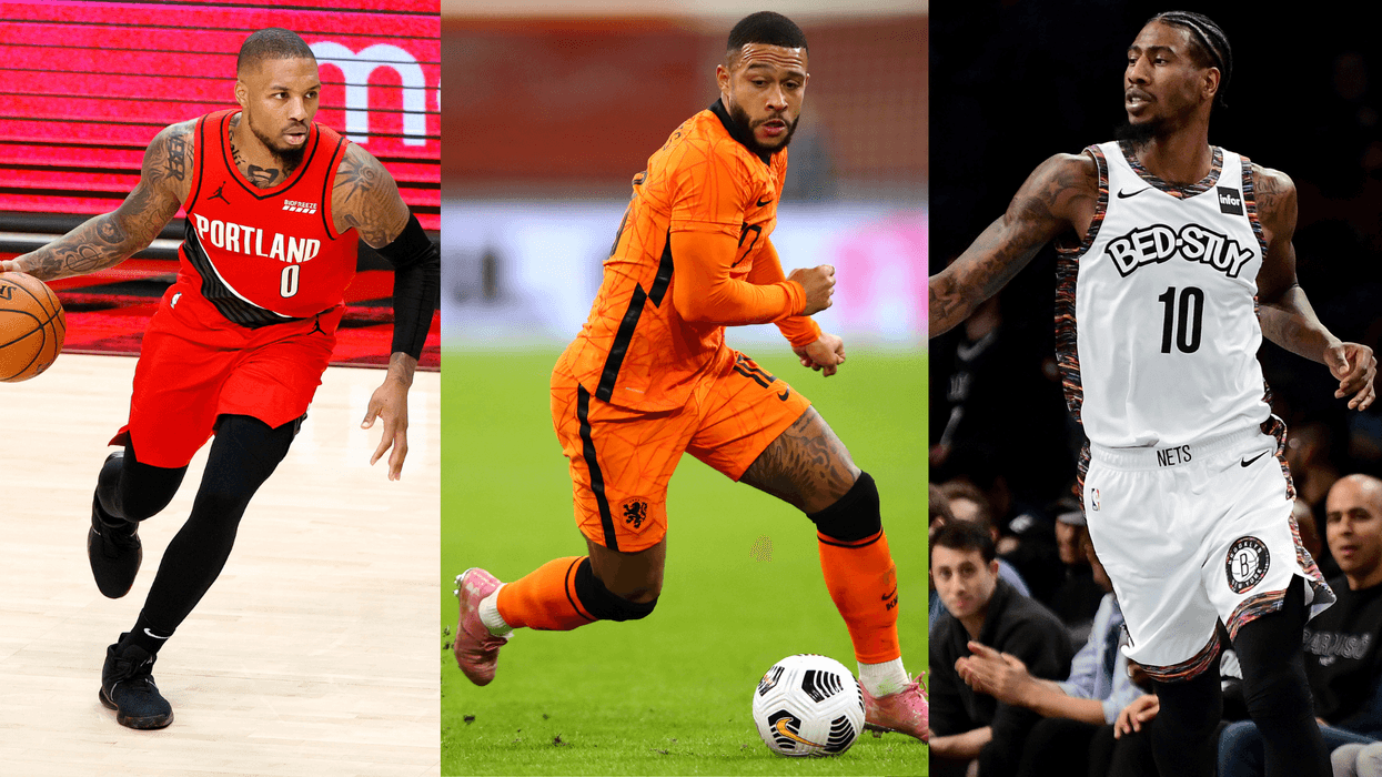 Damian Lillard, Memphis Depay, Iman Shumpert