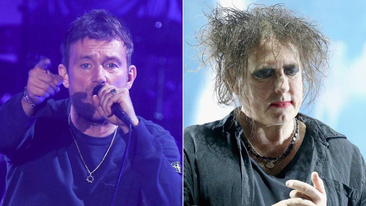 Damon Albarn of Gorillaz, Robert Smith of The Cure