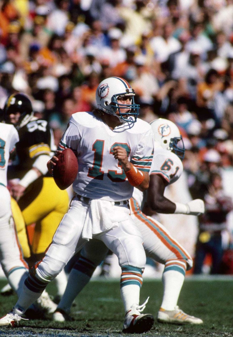 Dan Marino throwing vs Steelers