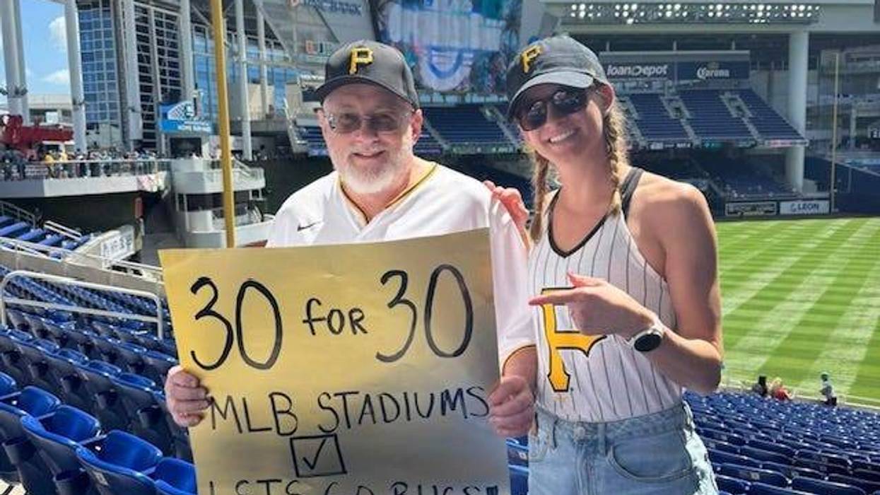 Dan Mitchell and daughter complete visiting every stadium in MLB on Thursday, March 27, 2025