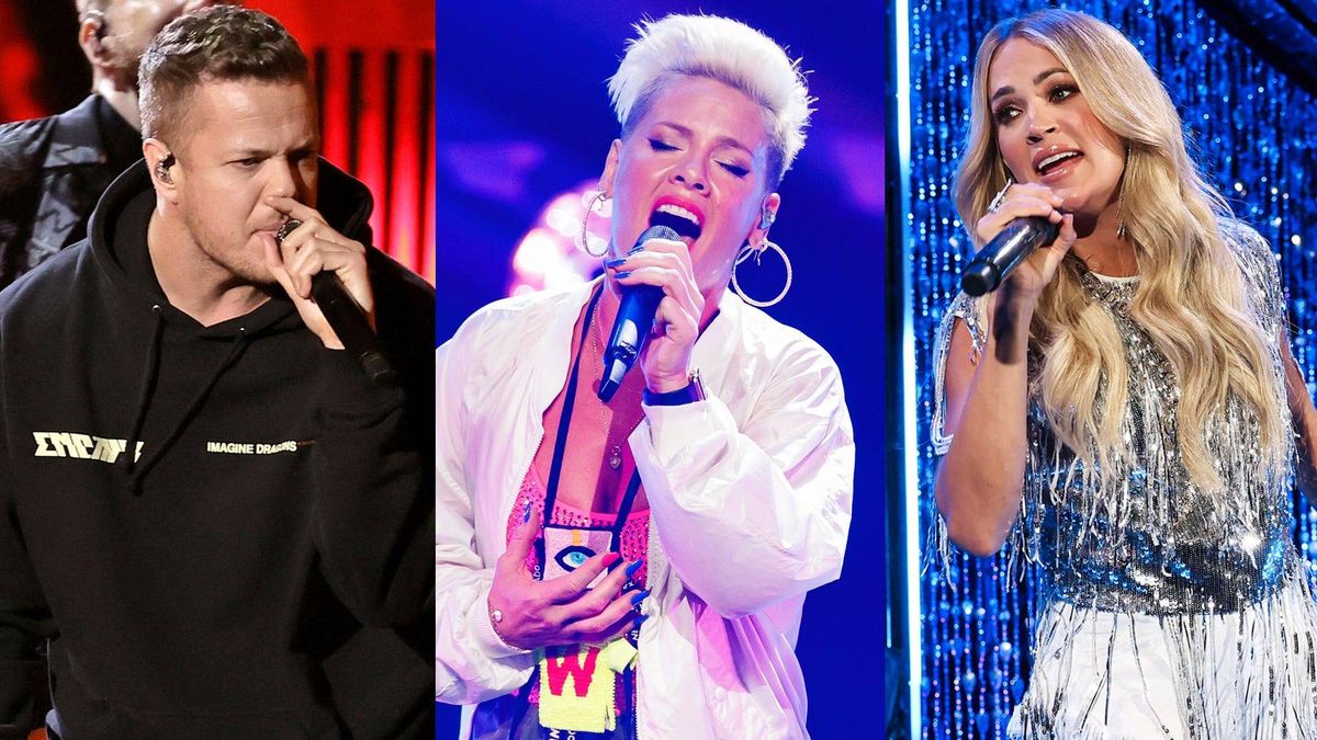 Dan Reynolds of Imagine Dragons, P!nk, and Carrie Underwood