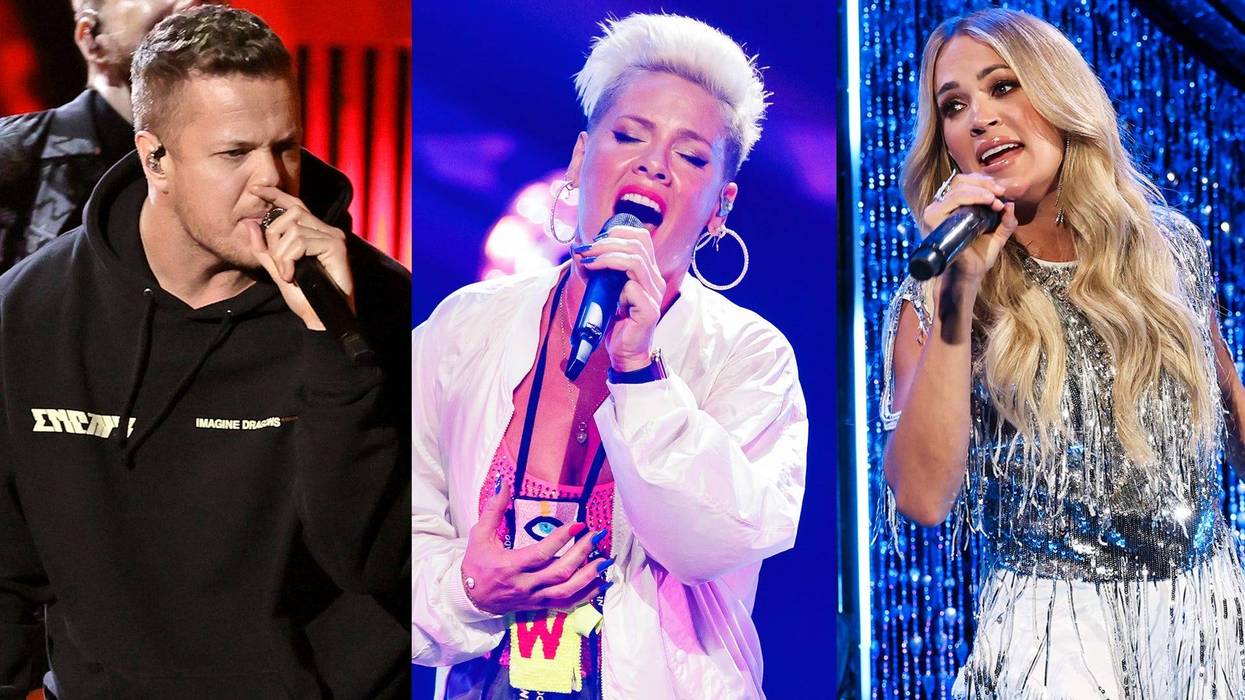 Dan Reynolds of Imagine Dragons, P!nk, and Carrie Underwood