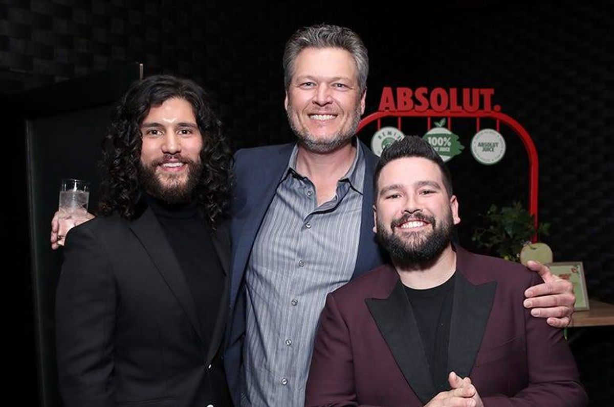 Dan Smyers, Blake Shelton and Shay Mooney