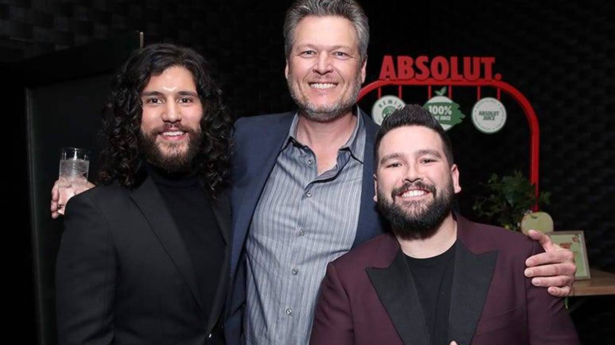 Dan Smyers, Blake Shelton and Shay Mooney