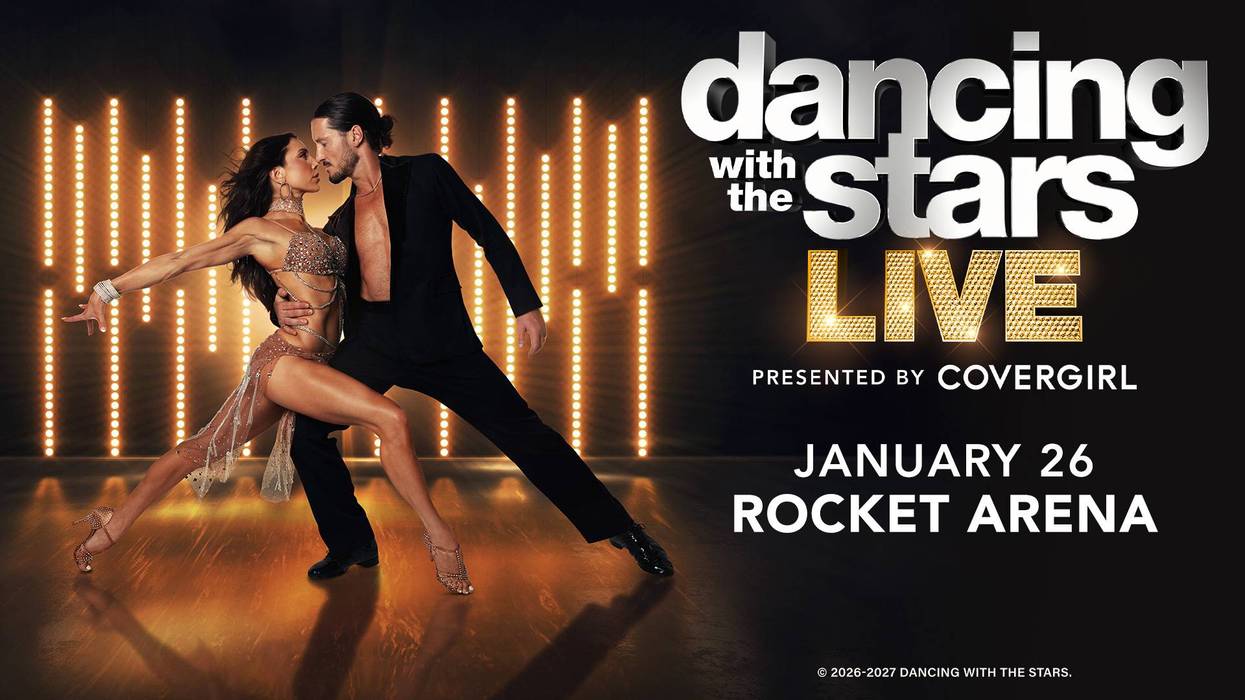 Dancing with the Stars Live ad: Dancers in dynamic pose. Event Jan 26, Rocket Arena.