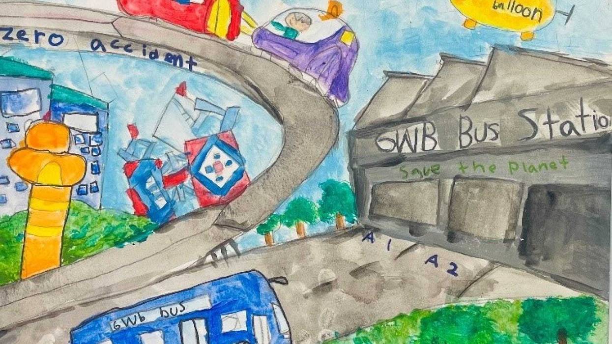 Daniel Oh's winning poster submission. Grade 5 from Lindberg Elementary School in Palisades Park, N.J.