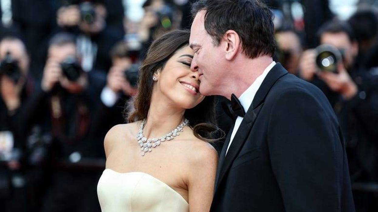 Daniella Pick and Quentin Tarantino