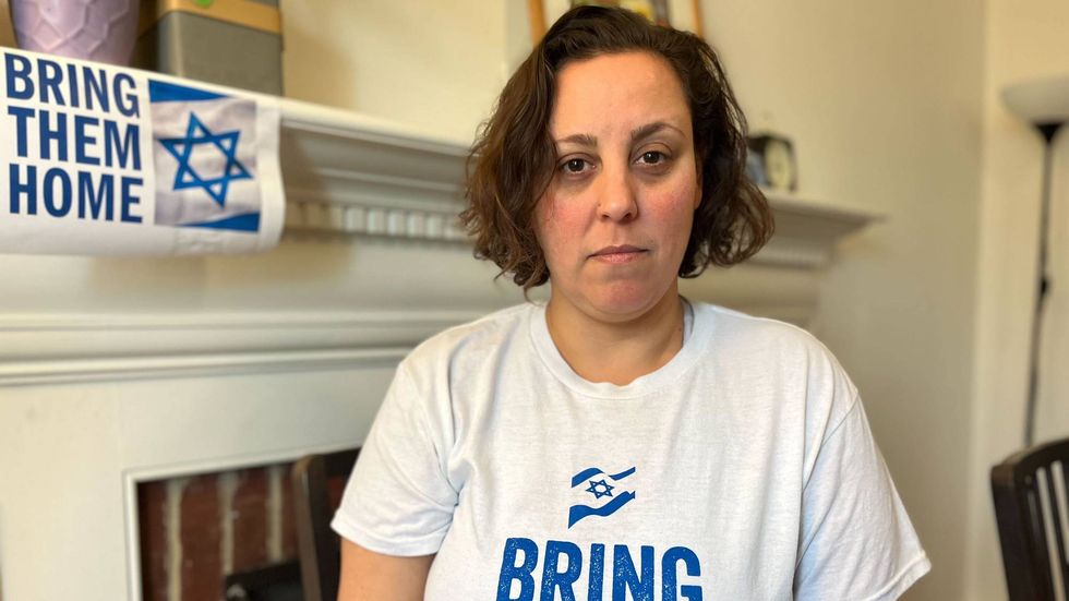 Danielle Gutman says her sister-in-law is relieved her son has been released from captivity, but her husband is still held in Gaza.