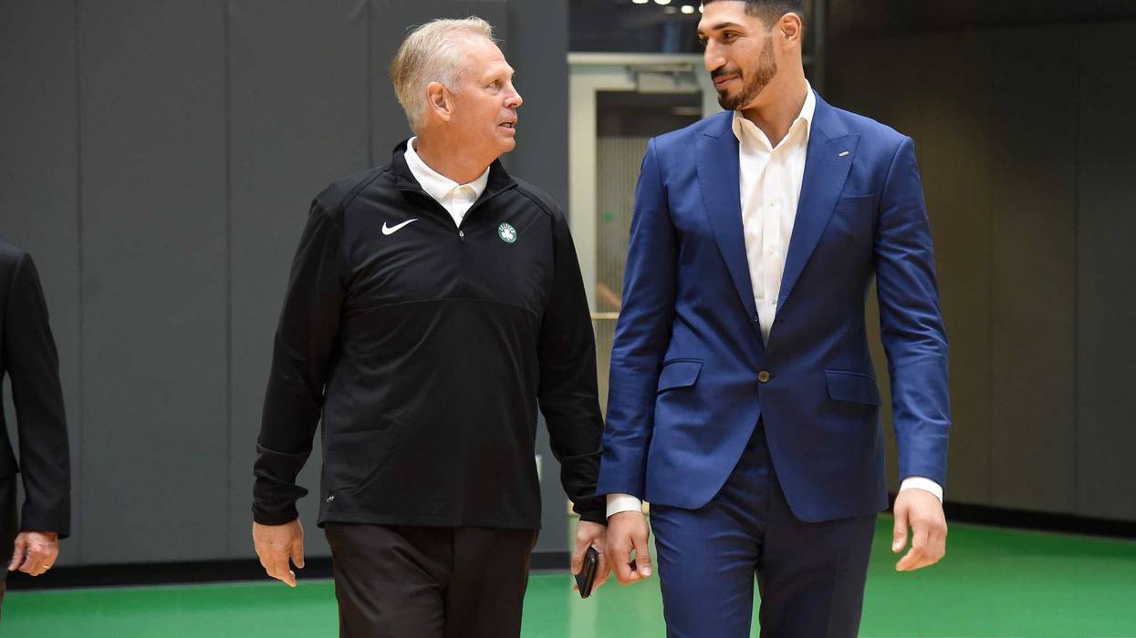 Danny Ainge and Enes Kanter