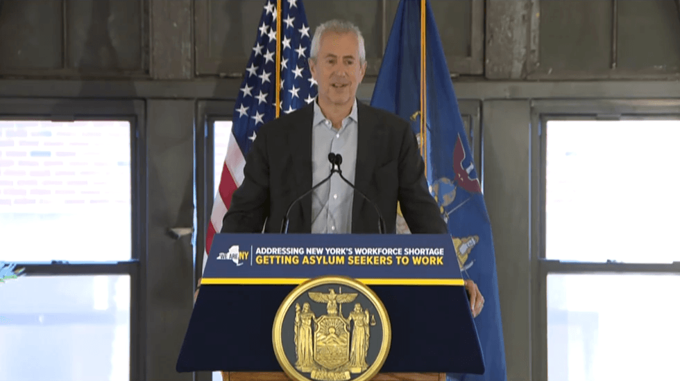 Danny Meyer, the founder and chief executive of Union Square Hospitality Group, who founded Shake Shack, was also present at the press conference help on Oct. 2, 2023.
