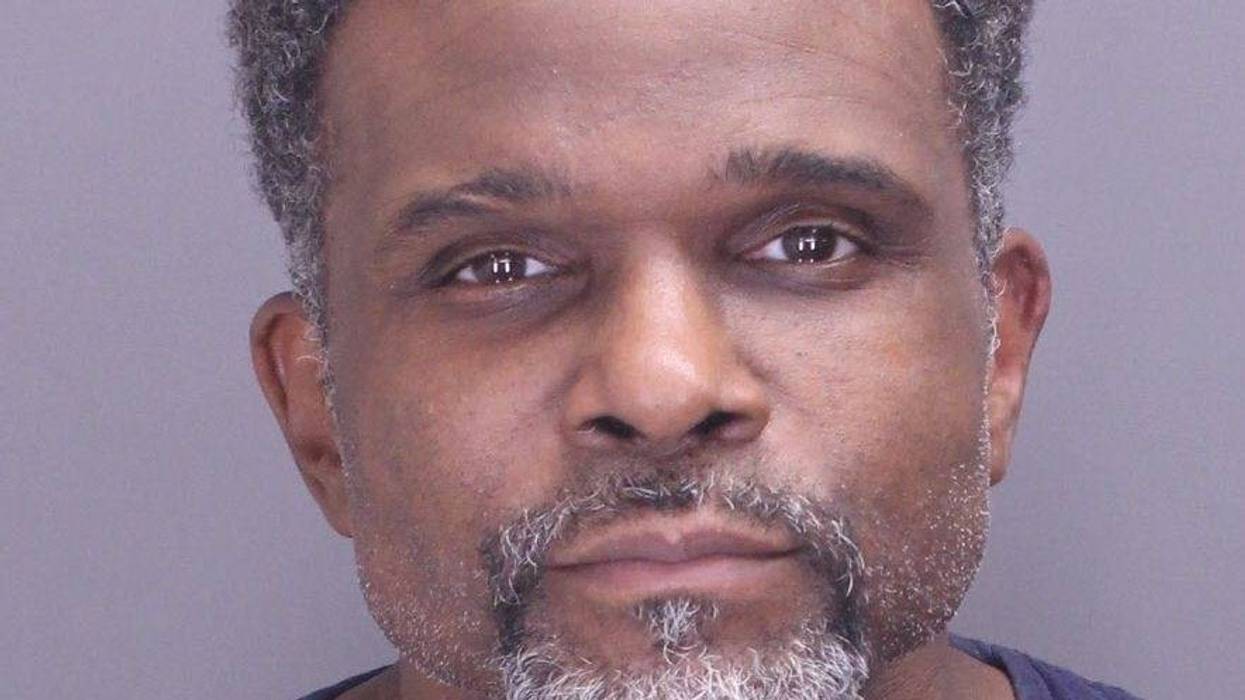 Darius McCrary is seen in a booking photo.