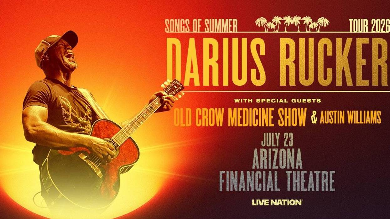 Darius Rucker concert poster. He's singing, playing acoustic guitar. "Songs of Summer Tour 2026."
