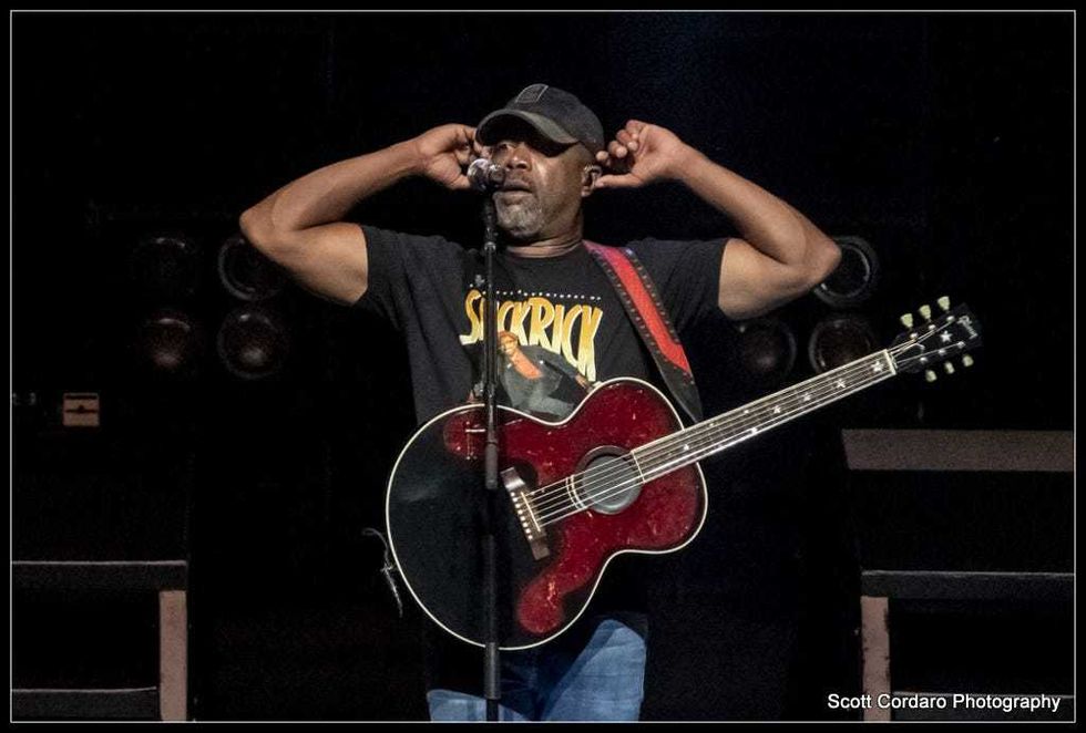 Darius Rucker performs at CMAC on 8-29-21