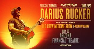 Darius Rucker with special guests Old Crow Medicine Show and Austin Williams!