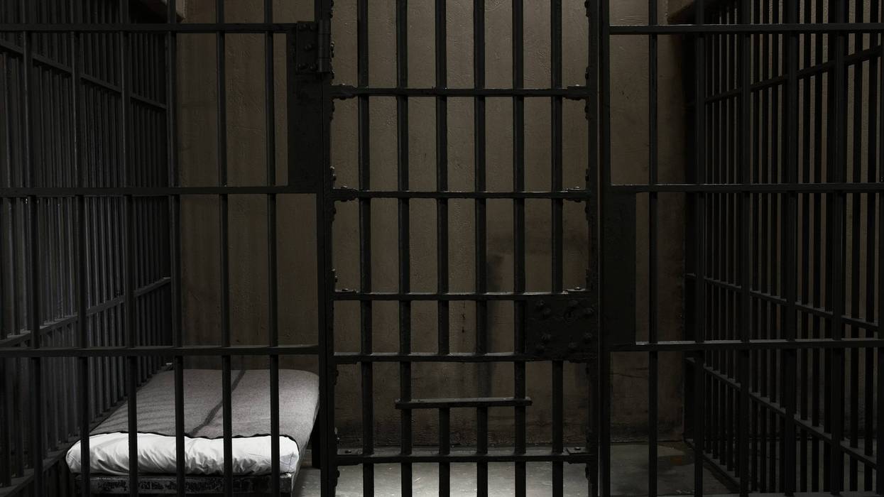 Dark jail cell